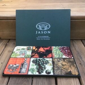 New  in Box (4) Jason Cork Back “Hard” Placemats, Vintage!